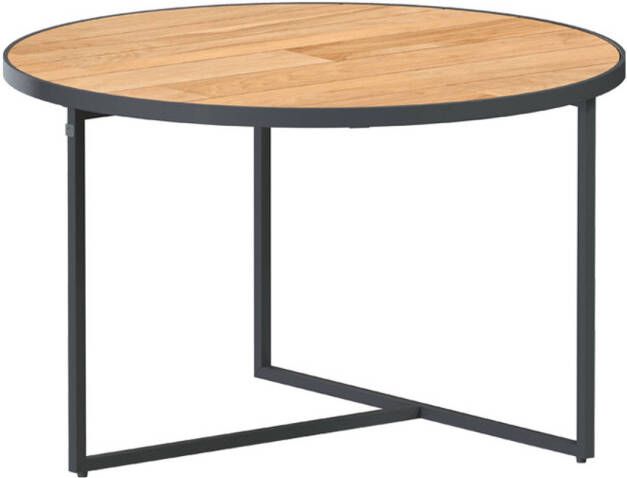 4 Seasons Outdoor | Koffietafel Strada Ø58, 5 cm | Teak Aluminium