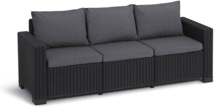 Allibert California Loungebank 3 Personen Grafiet