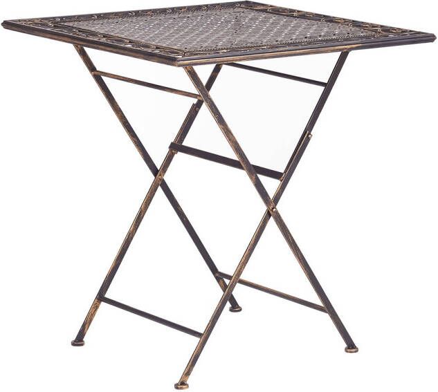 Beliani Bormio Balkontafel zwart ijzer