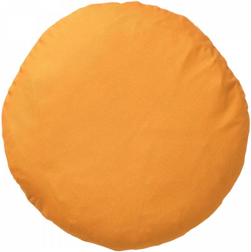 Dutch Decor Sol Sierkussen Rond Outdoor 40 Cm Golden Glow Waterafstotend En Uv bestendig Geel