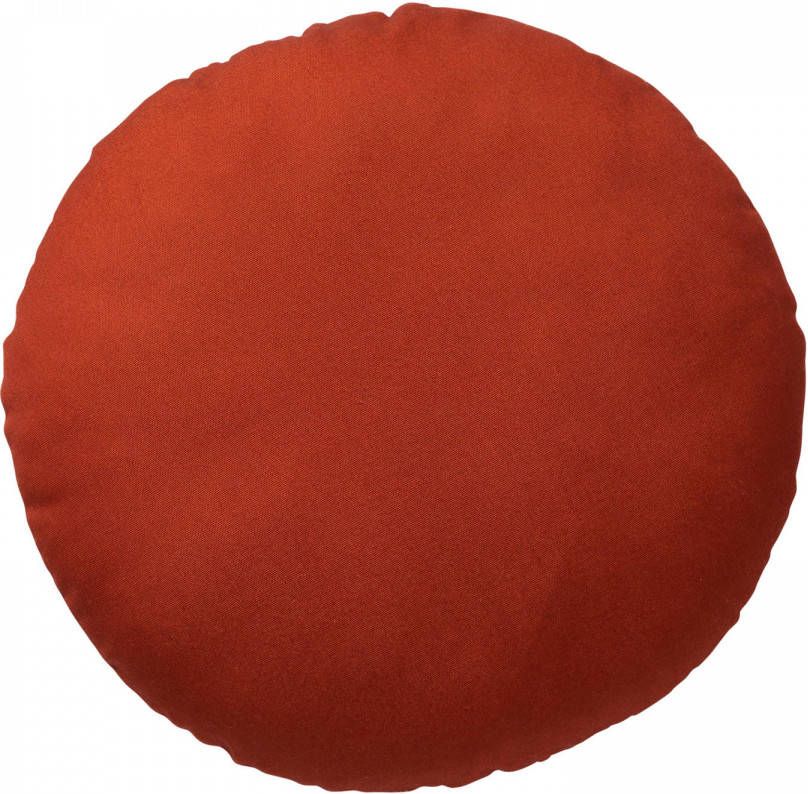 Dutch Decor Sol Sierkussen Rond Outdoor 40 Cm Potters Clay Waterafstotend En Uv bestendig Oranje