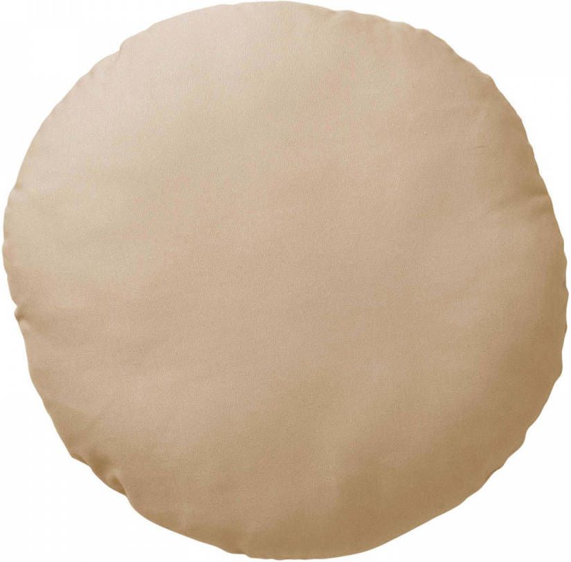 Dutch Decor Sol Sierkussen Rond Outdoor 40 Cm Pumice Stone Waterafstotend En Uv bestendig Beige