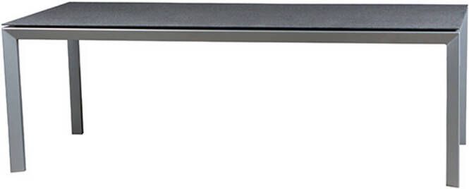 Garden Impressions Isa Tuintafel 220x100 Carbon Grey/grijs Spraystone