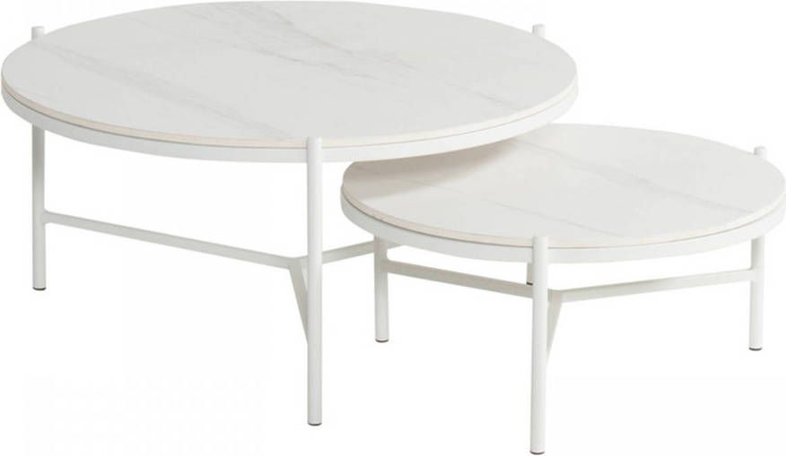 Hartman Carson Koffietafel Wit Dia. 6 H 30 Cm