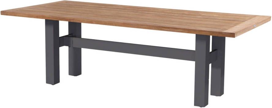Hartman Sophie Yasmani Tuintafel 300 Cm Naturel Teak Grijs H frame