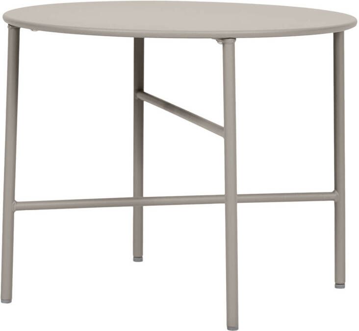 Hioshop Pesetos Tuintafel Ø50 Cm Grijs.