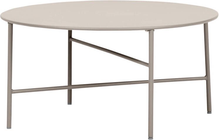 Hioshop Pesetos Tuintafel Ø70 Cm Grijs.