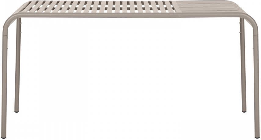 Hioshop Stella Tuintafel 150 X 90 Cm Grijs.