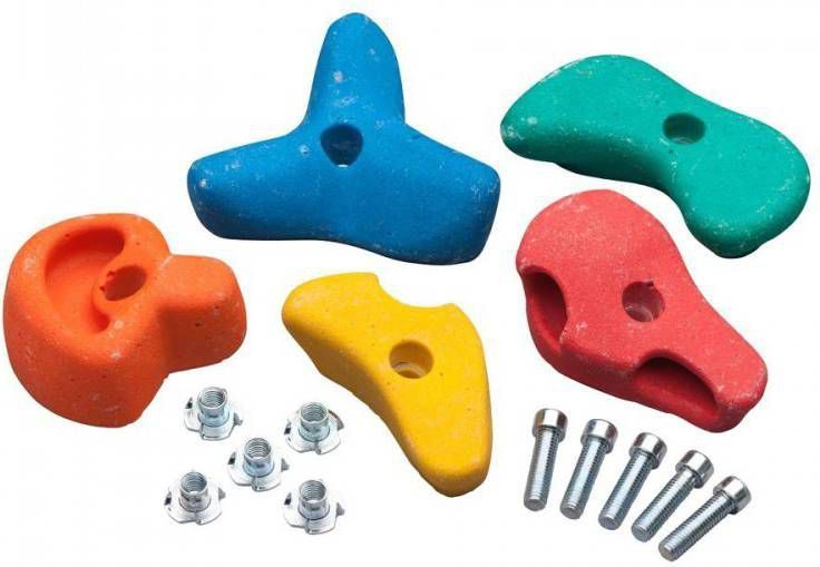 Intergard Klimstenen 5 Stuks Voor Houten Speeltoestellen Houten Schommels