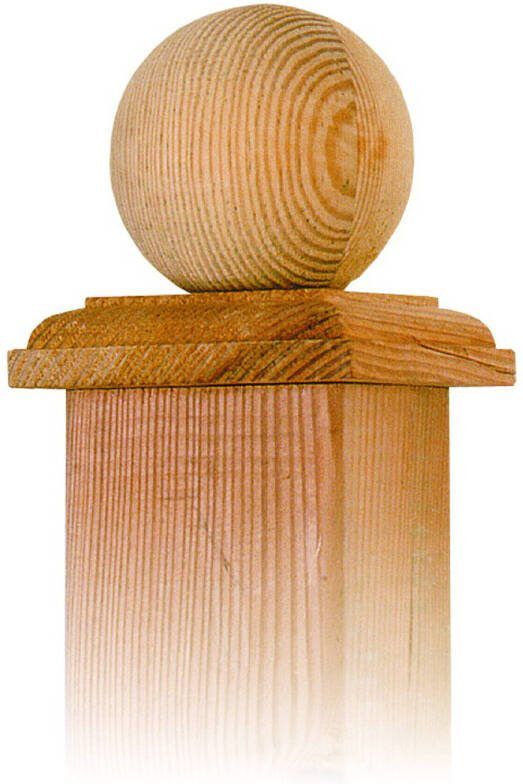 Intergard Paalornament Hout Bol Voor Tuinpaal 100mm