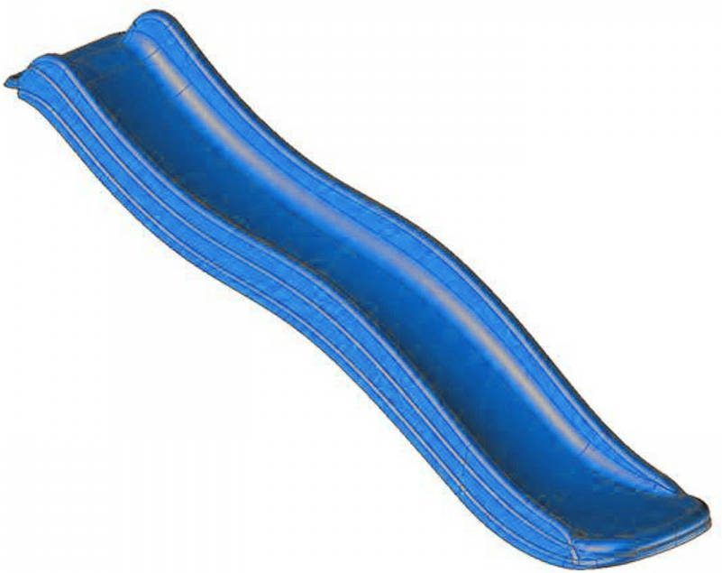 Intergard Glijbaan Blauw 175cm Voor Houten Speeltoestellen