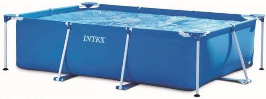 Intex Metalen Frame Junior Rechthoekig Buisvormig Zwembad Kit(L)3.00 X(B)2.00 X(H)0.75m