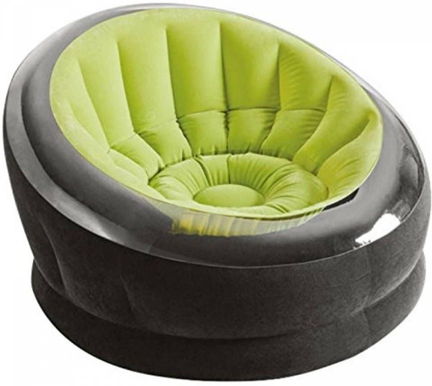 Intex Opblaasbare Loungestoel Empire Groen 112 X 109 X 69 Cm