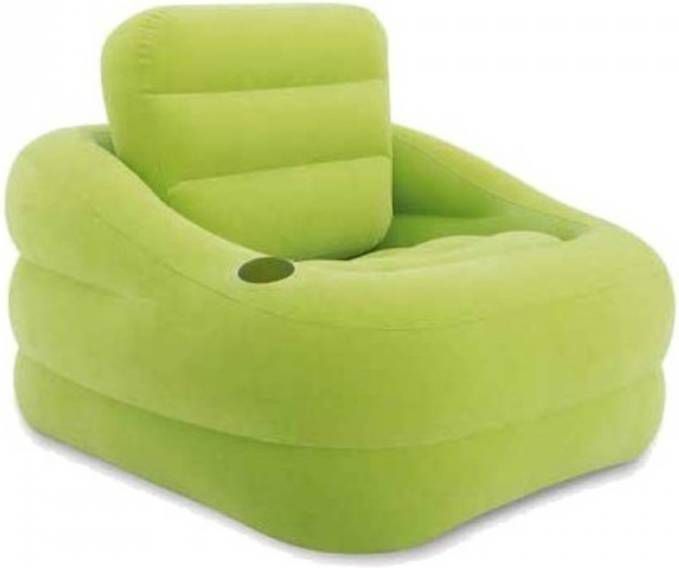 Intex Opblaasbare Stoel Groen 107 X 97 X