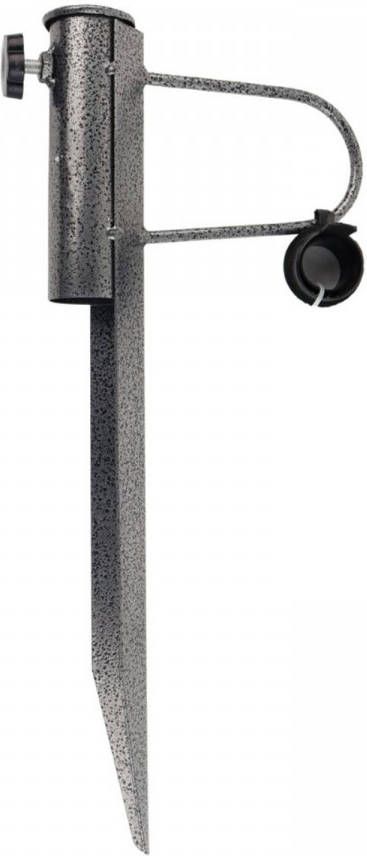 Orange85 Parasolpen Parasolharing Parasolboor Zwart 42 X 19 X 4 Cm Metaal Parasolhouder Standaard