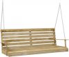 VIDAXL Schommelbank 155x65x60 cm ge&#xEF, mpregneerd grenenhout online kopen