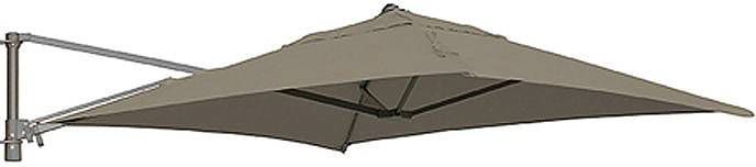 Madison muurparasol Murano vierkant 180 cm taupe