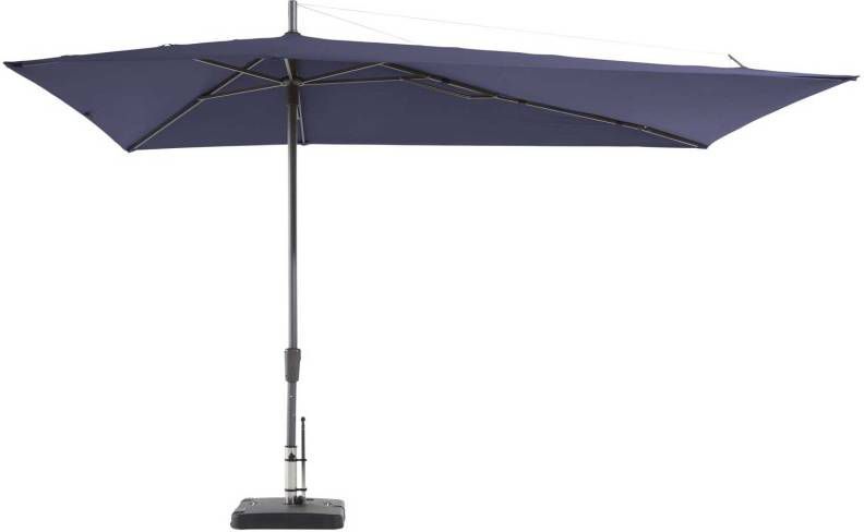 Madison Zweefparasol Asymetriq Sideway 360 x 220 cm safier blue