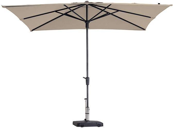 Madison Parasol Syros Vierkant Opdraai 280x280cm Ecru