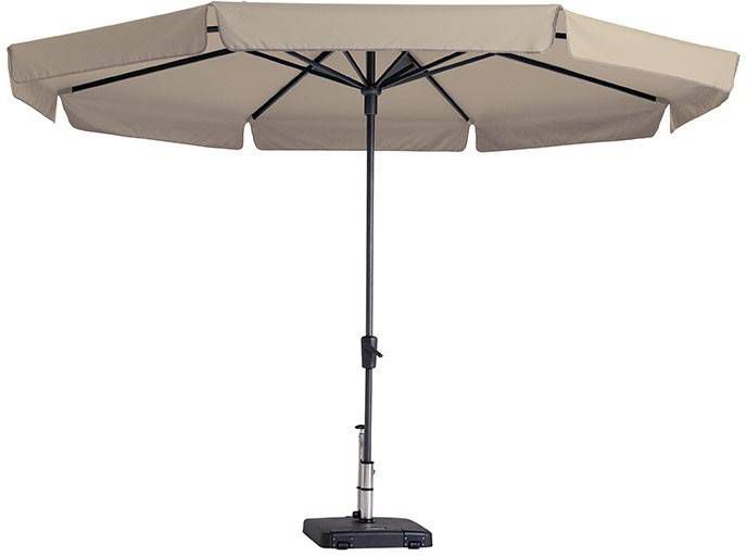Madison Parasol Syros Opdraai 350/8 Ecru Met Volant