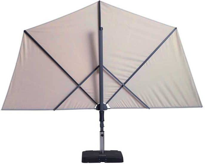 Madison parasols Vrijhangende zweefparasol Sunwave 270cm(ecru )