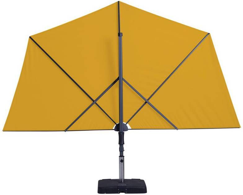 Madison parasols Vrijhangende zweefparasol Sunwave 270cm(Golden Glow )
