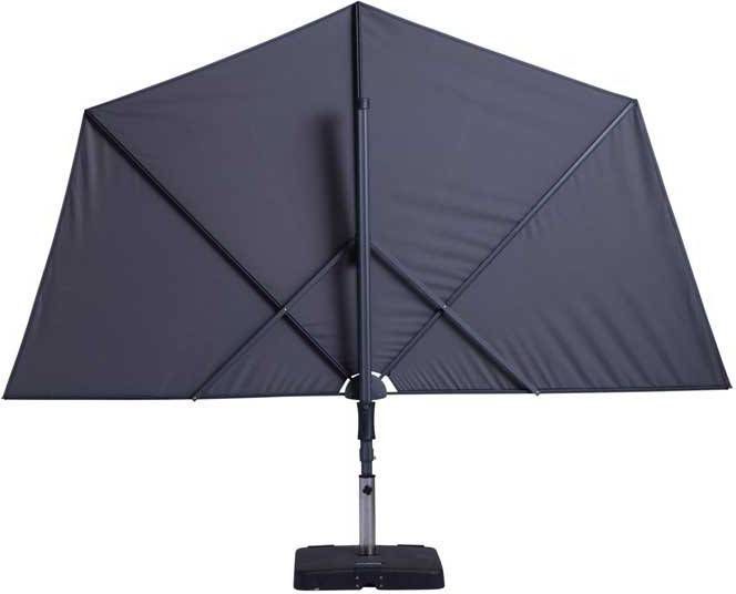 Madison parasols Vrijhangende zweefparasol Sunwave 270cm(grey )