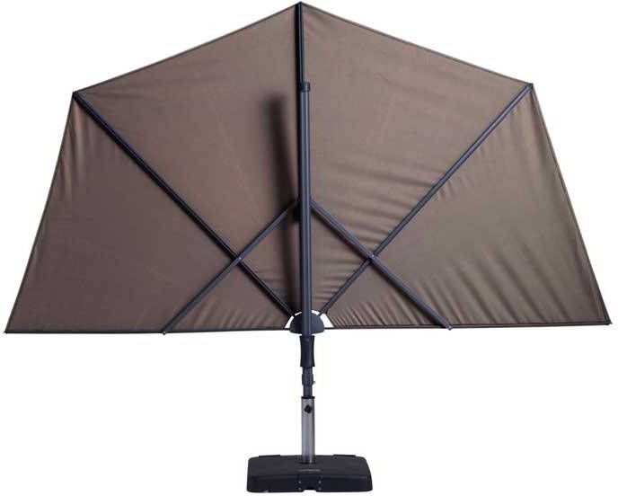 Madison parasols Vrijhangende zweefparasol Sunwave 270cm(taupe )