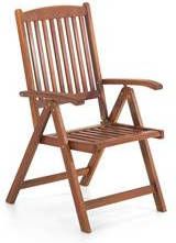 Beliani Tuinstoel Hout Toscana