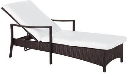 Beliani VASTO Ligbed bruin