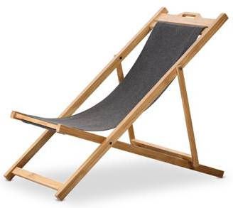 Chill Dept. Bear Valley Luxe Strandstoel Charcoal