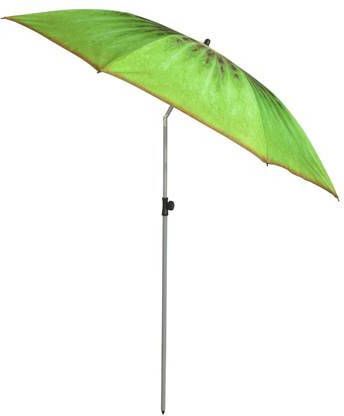Esschert Design Parasol Kiwi 184 Cm Polyester Groen/grijs