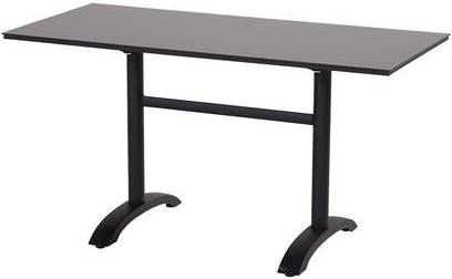 Hartman Outdoor Bistrotafel 'Sophie Studio' inklapbaar, 138 x 68cm, kleur Zwart