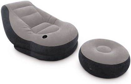 Intex Opblaasstoel met poef Ultra Lounge Relax 68564NP