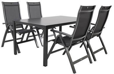 Kettler Loft/Legato 160 cm. tuinset 5 delig verstelbaar