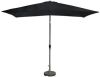 Kopu ® Bilbao Rechthoekige Parasol 150x250 cm met Knikarm Zwart online kopen
