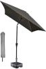 Kopu ® rechthoekige parasol Bilbao 150x250 cm met hoes Antraciet online kopen