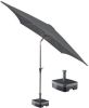 Kopu ® vierkante parasol Altea 230x230 cm met voet Grey online kopen