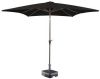 Kopu ® vierkante parasol Malaga 200x200 cm Black online kopen