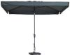 Madison parasol Delos Luxe rechthoek 300x200 cm grijs online kopen
