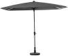 Madison parasols Parasol Round Corner 280x280cm(Grey ) online kopen