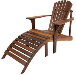 MaximaVida Toronto adirondack tuinstoel met voetenbankje