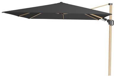 Platinum | Zweefparasol Challenger T² Premium 300 x 300 cm | Oak Faded Black