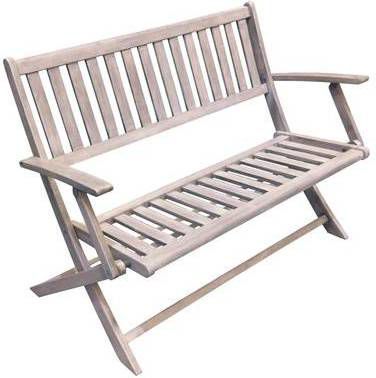 Inventum SenS Line 2 zits tuinbank Wales grijs Leen Bakker