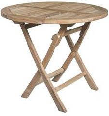 Teakea Teak Tuin Klaptafel Rond Ø 90 cm