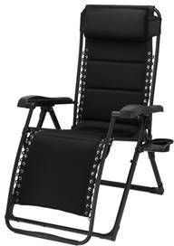 Travellife Barletta relaxstoel zwart