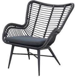 Van der Garde Tuinmeubelen Jasmine loungestoel Black