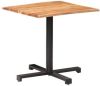 VidaXL Bistrotafel met natuurlijke randen 80x80x75 cm acaciahout online kopen