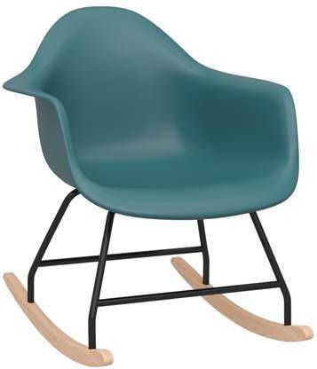 vidaXL Schommelstoel PP turquoise