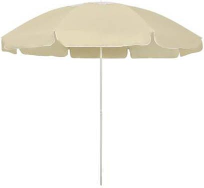 vidaXL Strandparasol 240 cm zandgeel